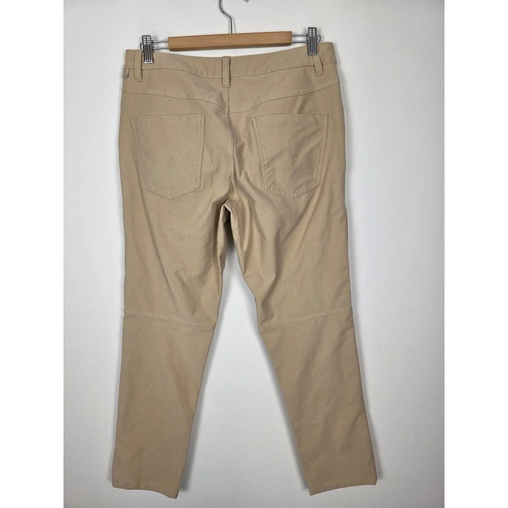 Lululemon ABC Utilitech Pants Mens Khaki Slim Fit Stretch Tech Trousers‎ Size 31
